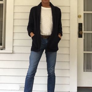 Navy blue cardigan